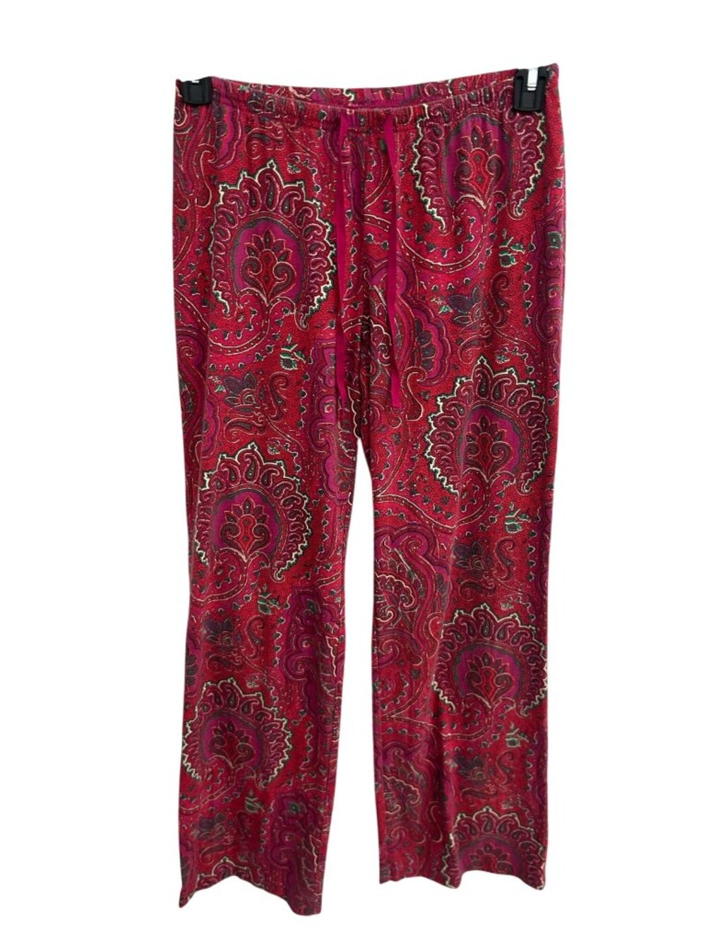 Gilligan & O'Malley Small Pink Paisley Lounge Pants Cotton Blend Boho Calmcore